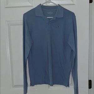 Vineyard Vines Blue Polo Shirt Classic Knit